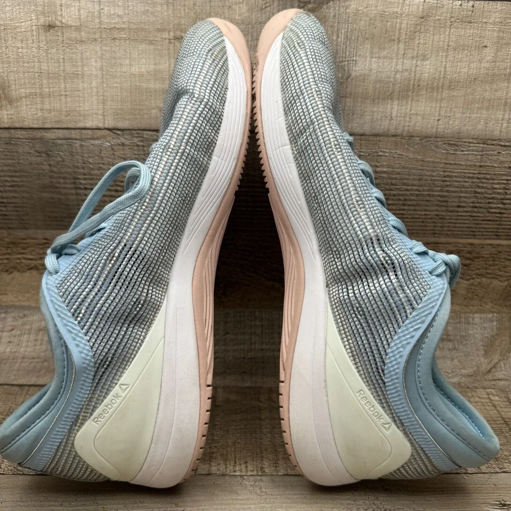 Reebok Crossfit FlexWeave‎ Training Shoes Womens Size 9 Blue Pink White DV5599 - Picture 7 of 12
